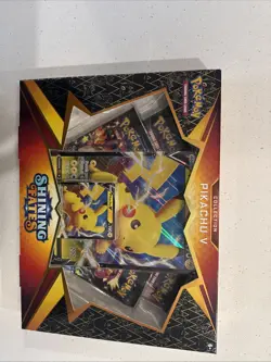Pokemon Trading Card Game Shining Fates Pikachu V Collection Box - Image 1