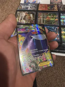 Pokemon Gengar EX TCG Full Art Holo Card 114/119 Phantom Forces Mint - Image 2