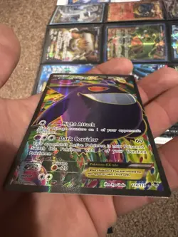 Pokemon Gengar EX TCG Full Art Holo Card 114/119 Phantom Forces Mint - Image 3