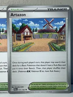 4x Artazon Pokemon Paldean Fates 076/091 TCG Playset - Image 2