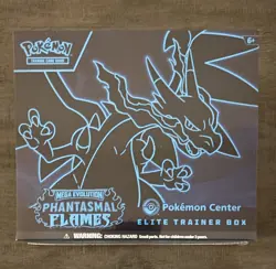 Sealed Pokemon Center ETB Mega Evolution Phantasmal Flames Elite Trainer Box - Image 4