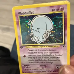 Pokemon TCG - Wobbuffet 16/75 - Neo Discovery Holo - 1st Edition Holo Rare - HP - Image 4