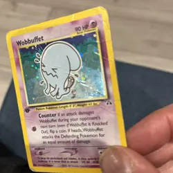 Pokemon TCG - Wobbuffet 16/75 - Neo Discovery Holo - 1st Edition Holo Rare - HP - Image 5
