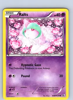 Pokemon: Legendary Treasures: Radiant Coll Ralts #RC8/RC25 Cmn,Holo .VO5 - Image 1