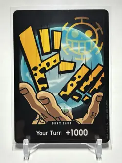 Trafalgar Law, Don!! Card - Your Turn +1000, PRB01 - One Piece Card Game - Image 1