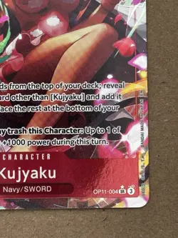 One Piece CCG Kujyaku OP11-004 SR Alt Art Holo Foil English - Image 5