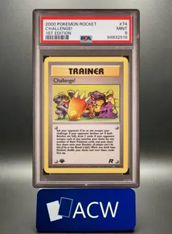 Challenge! - 2000 Team Rocket 🔥 1ST EDITION PSA 9 🔥 Mint Vintage Pokemon R65 - Image 1