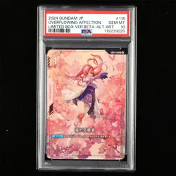 PSA GEM MT 10 2024 Gundam Card Game JPN. #118 Overflowing Affection - Image 2