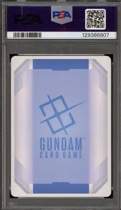 Gundam Card Game Overflowing Affection Beta Edition Alternate Art #118 PSA 9 - Image 2