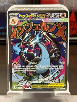 Mega Charizard X ex MEP 023 Black Star Promo UPC Pokemon TCG NM - Image 1