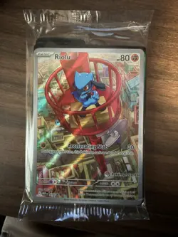 Pokemon TCG Riolu MEP 10 Pokemon Center Stamped Promo SEALED Mega Evolution AH - Image 1