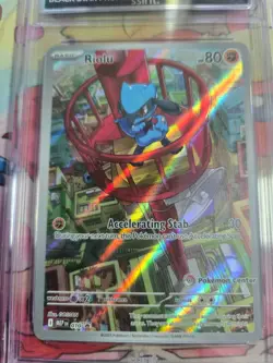Riolu MEP 010 Pokemon Center Stamped Promo SSINT Graded 10 - Image 3