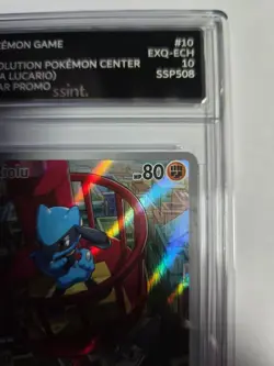 Riolu MEP 010 Pokemon Center Stamped Promo SSINT Graded 10 - Image 5