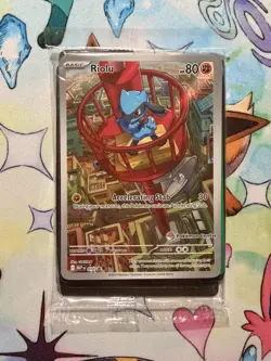 Pokemon TCG Riolu MEP 10 Pokemon Center Stamped Promo SEALED Mega Evolution - Image 1