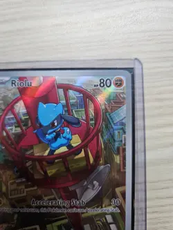 Riolu Mega Evolution POKEMON CENTER Stamped Promo #10 MINT - Image 2