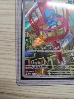 Riolu Mega Evolution POKEMON CENTER Stamped Promo #10 MINT - Image 4