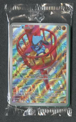 Mega Evolution Riolu 10 Pokemon Center Stamped Black Star Promo Sealed - Image 1