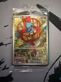 Riolu MEP 10 Pokemon Center Stamped Promo Sealed Pokemon TCG - Image 1