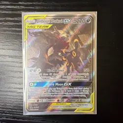 Umbreon & Darkrai GX Tag Team SM241 Holo Black Star Promo Sun Moon NM Pokemon - Image 1