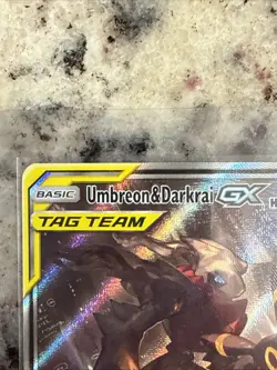 Umbreon&Darkrai GX Tag Team Pokemon Promo #SM241 Sun And Moon - Image 2