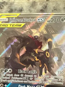 Umbreon&Darkrai GX Tag Team Pokemon Promo #SM241 Sun And Moon - Image 3