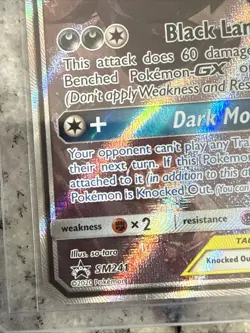 Umbreon&Darkrai GX Tag Team Pokemon Promo #SM241 Sun And Moon - Image 4