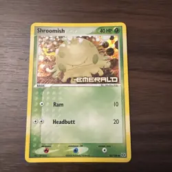 Shroomish 63/106 EX Emerald Pokemon Card Reverse Holo Foil Stamped HP - Image 1