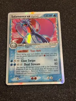 Pokemon TCG Salamence EX Dragon Frontiers Holo Card 98/101 LP Condition - Image 1