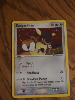 Pokemon 2004 Pokemon Fire Red Leaf Green Kangaskhan foil card, mint condition - Image 2