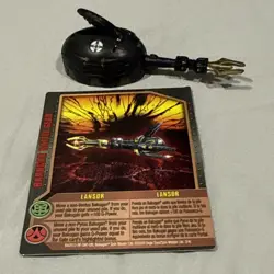 Bakugan Lansor Battle Gear, Black and Copper, Gundalian Invaders, Includes Card, - Image 1