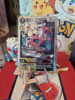 Digimon CCG Etemon P-099 Promo Foil EX5 Limited Card Set Ver.2 NM See Pics - Image 1