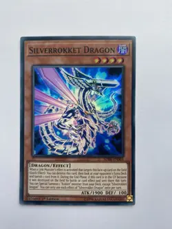 SDRR-EN001 Silverrokket Dragon Super Rare 1st Edition Mint YuGiOh Card - Image 1