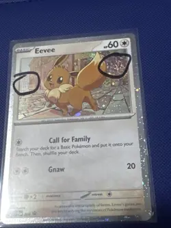 Eevee - 200 (Cosmos Holo) SVP200 Sv: Scarlet & Violet Promo Cards Double Swirls! - Image 2