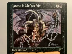 Chains of Mephistopheles -Legends 1995 - MtG - Italian - Near Mint Unused - Rare - Image 2