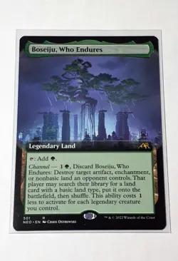 Boseiju, Who Endures (Extended Art) (Regular) - Kamigawa: Neon Dynasty (NEO) - Image 1
