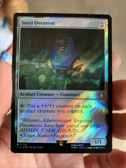 MTG - Steel Overseer (Surge Foil) - Fallout (PIP) NM/M 769 - Image 1
