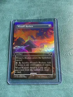 Wizard's Rockets Foil Borderless Prerelease 2023 LOTR NM/M MTG - Image 1
