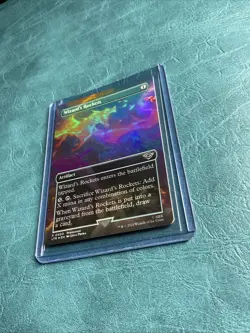 Wizard's Rockets Foil Borderless Prerelease 2023 LOTR NM/M MTG - Image 3