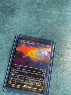 Wizard's Rockets Foil Borderless Prerelease 2023 LOTR NM/M MTG - Image 4