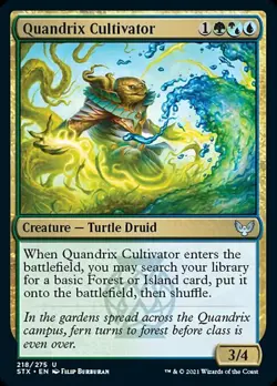 MTG Strixhaven U Quandrix Cultivator #218 PLAYSET 4x x4 - Image 1