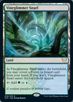 MTG Strixhaven R Vineglimmer Snarl #274 - Image 1