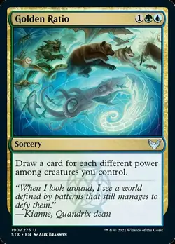 MTG Strixhaven U Golden Ratio #190 PLAYSET 4x x4 - Image 1