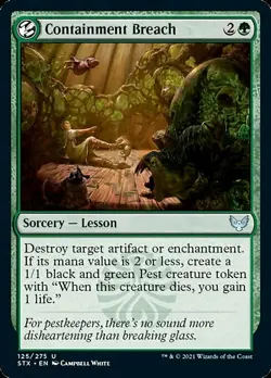 MTG Strixhaven U Containment Breach #125 PLAYSET 4x x4 - Image 1