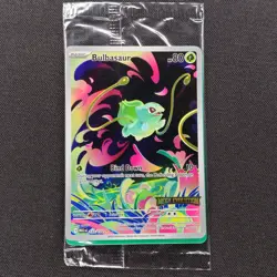 Bulbasaur - 133/132 - IR - Stamped Promo - Mega Evolution - Pokemon - SEALED - Image 1