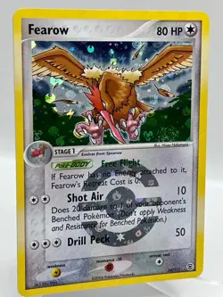 Fearow 24/112 EX Fire Red Leaf Green Reverse Holo Rare Vintage Pokemon TCG Card - Image 2