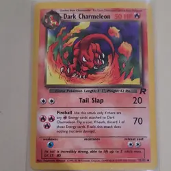 Pokemon TCG Dark Charmeleon Team Rocket Unlimited 32/82 Uncommon Regular 50HP - Image 1