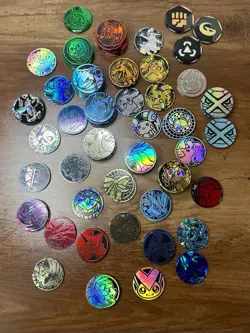 Pokemon Coin Lot x124 RARE! TCG Coins - Image 2