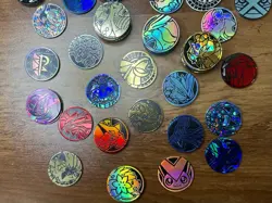 Pokemon Coin Lot x124 RARE! TCG Coins - Image 4