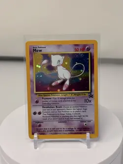 Pokemon TCG Mew Holographic Black Star Promo #9 WOTC 1999-2000 - Image 1