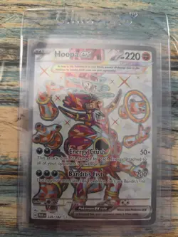 Hoopa ex 226/182 PAR Paradox Rift NM Full Art Pokemon Card - Image 1